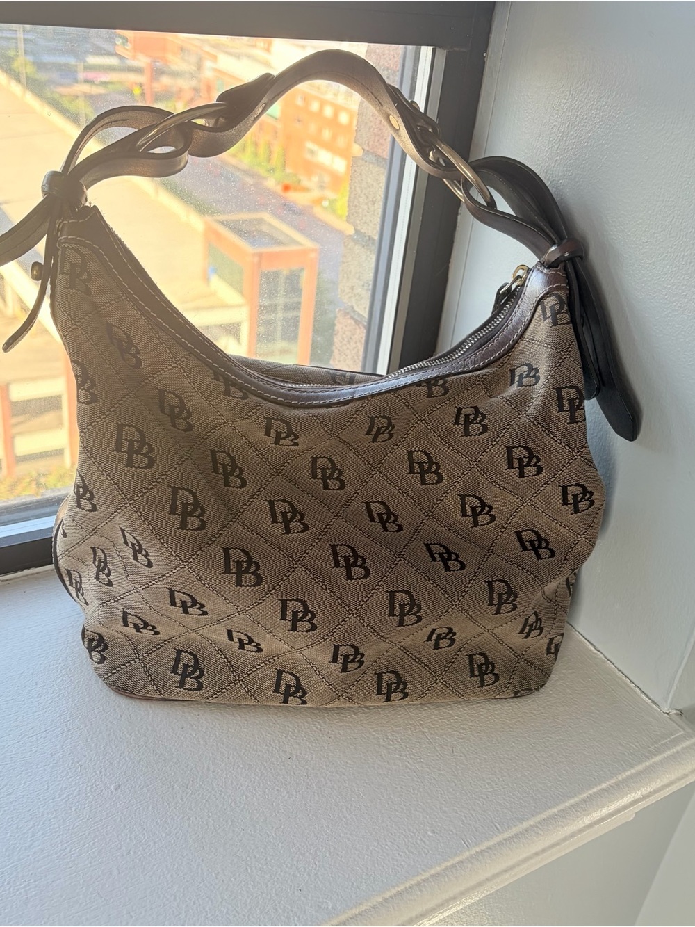 Dooney and Burke Chocolate brown shoulder bag